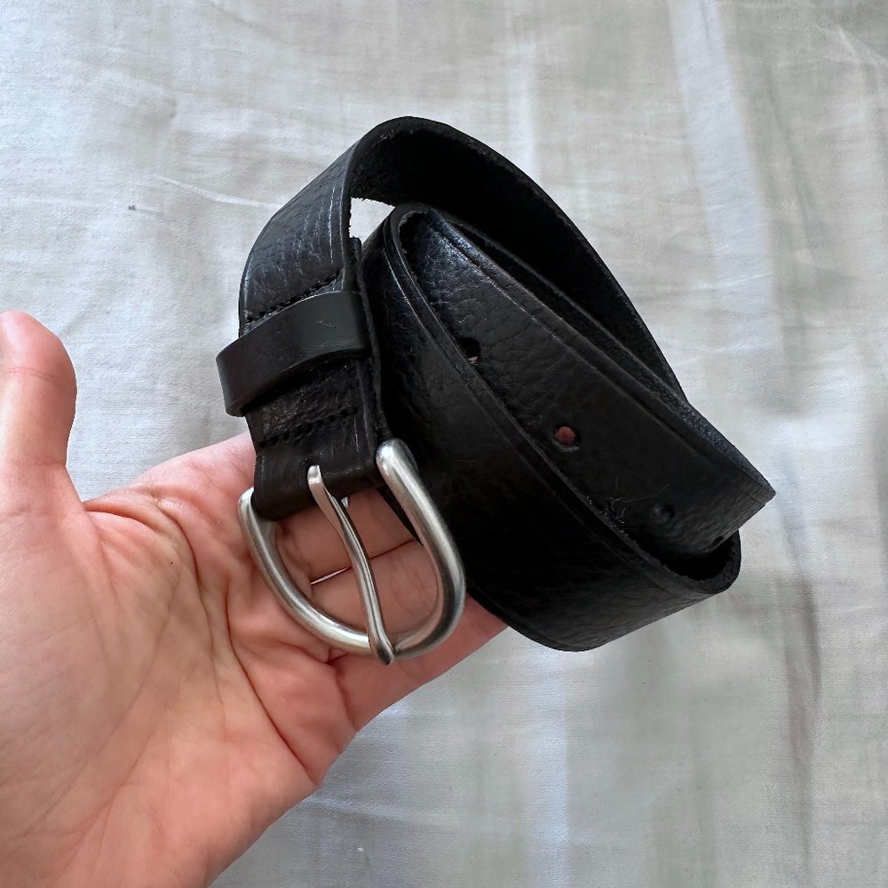 Jcrew Women's Leather Belt with Silver Hardware Size XS SOLD